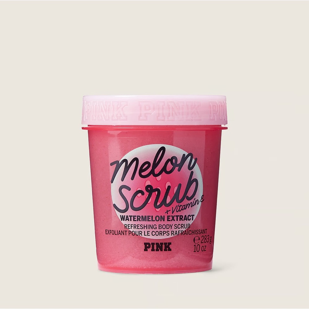 Pink BODY CARE Superfruit Body Scrubs (watermelon)